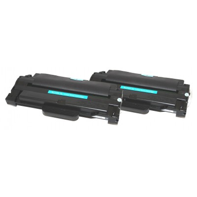 Compatible alternative to Samsung MLT-D105L black laser toner cartridge (2 pieces)