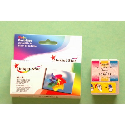 Compatible Epson S020191 color inkjet cartridge