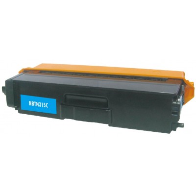 Compatible Brother TN315C high yield (replacing TN310C standard yield) cyan laser toner cartridge