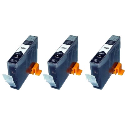 Compatible Canon BCI-3eBK black ink cartridge - 3 pieces