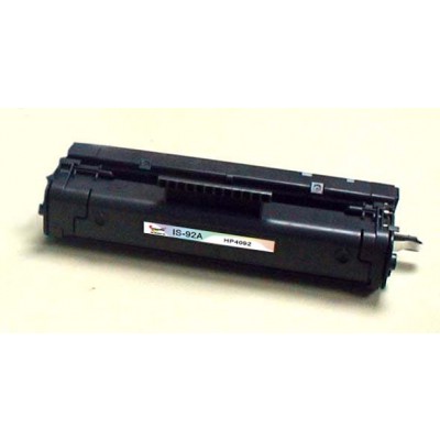 Remanufactured HP C4092A (HP 92A) black laser toner cartridge