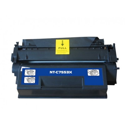 Compatible HP Q7553X (HP 53X) high yield black laser toner cartridge
