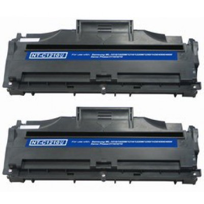 Remanufactured Lexmark Optra E210 series black laser toner cartridge (2 pieces)