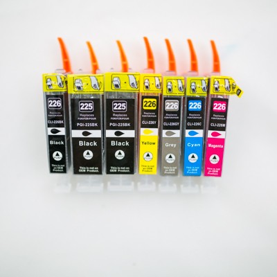 Compatible Canon PGI280xxl Bk and CLI281xxl B,C,M,Y ink cartridges 5-piece bulk set (1 PGI-280xxl BK, 1 CLI-281xxl -B, C, M, Y) 