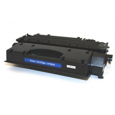 Compatible HP CF280X (HP 80X) black laser toner cartridge