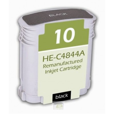 Remanufactured HP C4844A (No. 10) high yield black ink cartridge