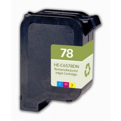 Remanufactured HP C6578D (No. 78) color ink cartridge