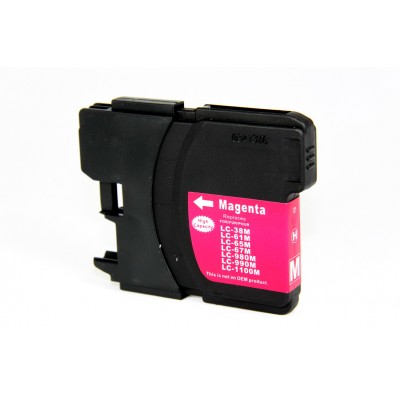 Compatible Brother LC65M magenta ink cartridge