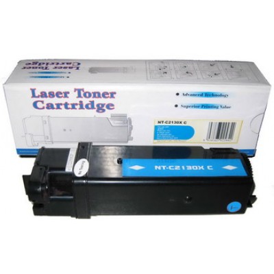 Compatible Dell T107C high yield cyan laser toner cartridge