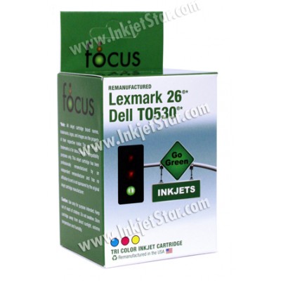Remanufactured Dell T0530 color ink cartridge