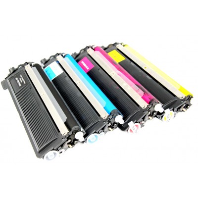 Compatible Brother TN227BK, TN227C, TN227M, TN227Y laser toner cartridges (1 black, 1 cyan, 1 magenta, 1 yellow) value pack