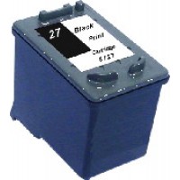 Remanufactured HP C8727AN (No. 27) black ink cartridge