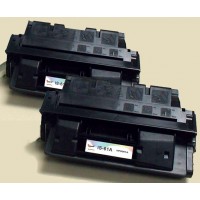 Remanufactured HP C8061X (HP 61X) high yield black laser toner cartridge (2 pieces)