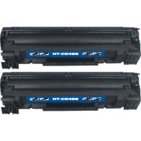 Compatible HP CB435A (HP 35A) black laser toner cartridge (2 pieces)