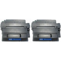 Compatible HP Q6511A (HP 11A) black laser toner cartridge (2 pieces)