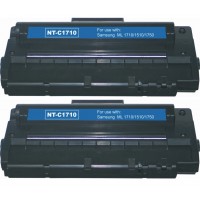 Compatible alternative to Samsung ML1710D3 black laser toner cartridge (2 pieces)