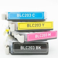 Compatible Brother LC203BK, LC203C, LC203M, LC203Y high yield ink cartridges (3 black, 2 cyan, 2 magenta, 2 yellow) value pack