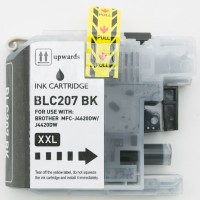 Compatible Brother LC207BK Super High Yield Black ink cartridge