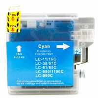 Compatible Brother LC75C cyan ink cartridge