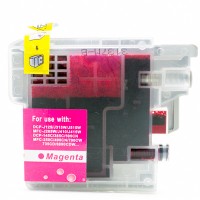 Compatible Brother LC75M magenta ink cartridge