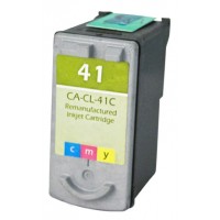 Remanufactured Canon CL-41 color ink cartridge