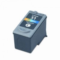 Remanufactured Canon CL-51 high capacity color ink cartridge