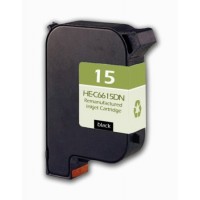 Remanufactured HP C6615D (No. 15) black ink cartridge