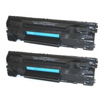 Compatible HP CE278A (HP 78A) black laser toner cartridge (2 pieces)