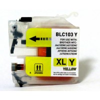 Compatible Brother LC103Y high yield yellow ink cartridge