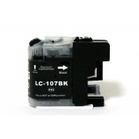 Compatible Brother LC107BK extra high yield black ink cartridge