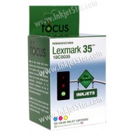Remanufactured Lexmark 18C0035 (No. 35) high yield color ink cartridge