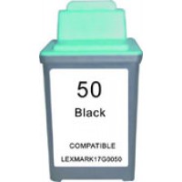 Remanufactured Lexmark 17G0050 (No. 50) black ink cartridge