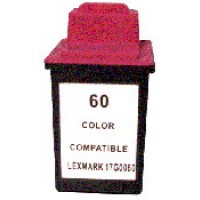 Remanufactured Lexmark 17G0060 (No. 60) color ink cartridge