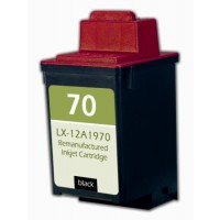 Remanufactured Lexmark 12A1970 (No. 70) black ink cartridge