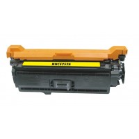 Compatible HP CE252A (HP 504A) yellow laser toner cartridge