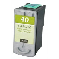 Remanufactured Canon PG-40 black ink cartridge