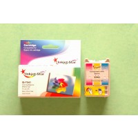 Remanufactured Epson T041020 color ink cartridge