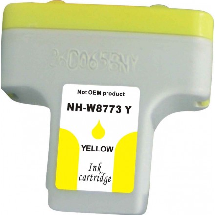 Remanufactured HP C8773WN (#02) high yield yellow ink cartridge