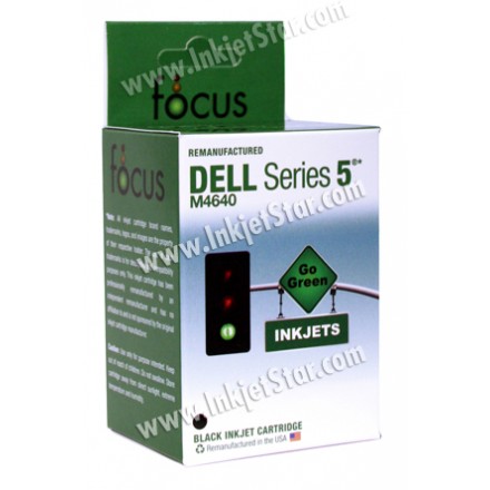Remanufactured Dell M4640 black ink cartridge