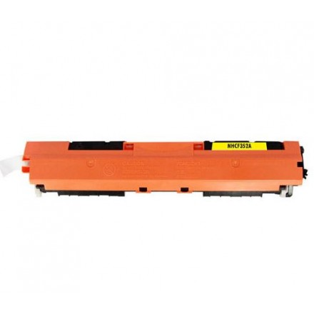 Compatible HP CF352A (130A) yellow laser toner cartridge