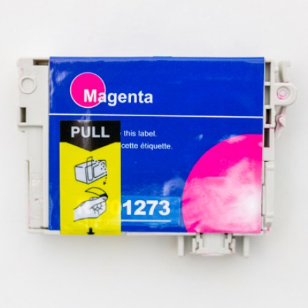 Remanufactured Epson T127320 (T1273) high yield magenta ink cartridge