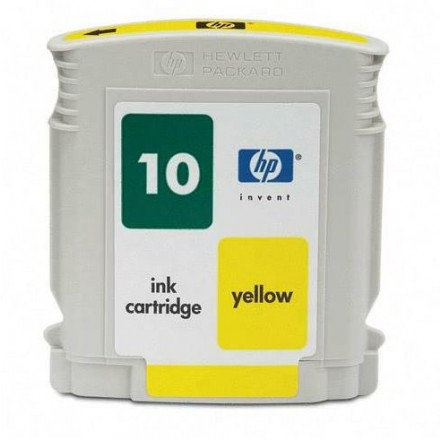 Remanufactured HP C4842AN (No. 10) yellow ink cartridge
