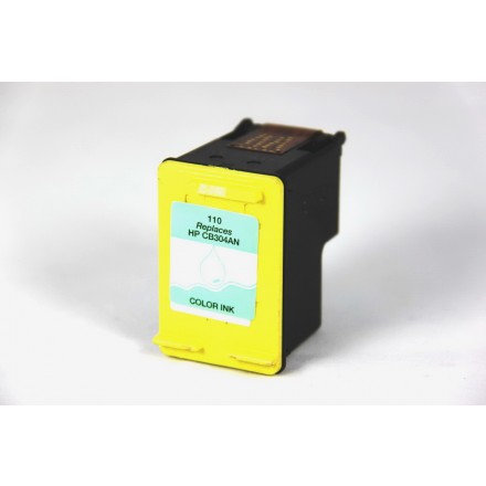 Remanufactured HP CB304AN (No. 110) tri-color ink cartridge