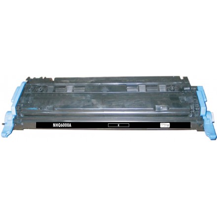 Remanufactured HP Q6000A (HP 124A) black laser toner cartridge