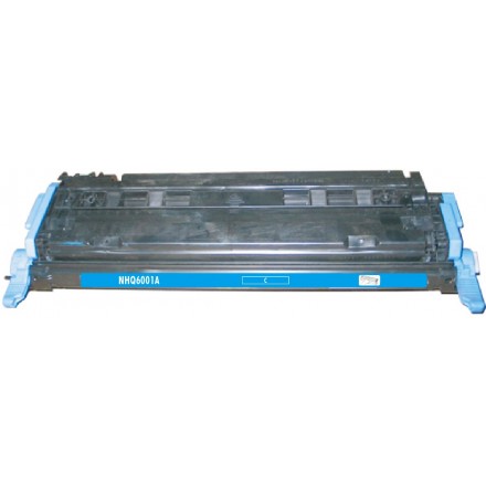 Remanufactured HP Q6001A (HP 124A) cyan laser toner cartridge