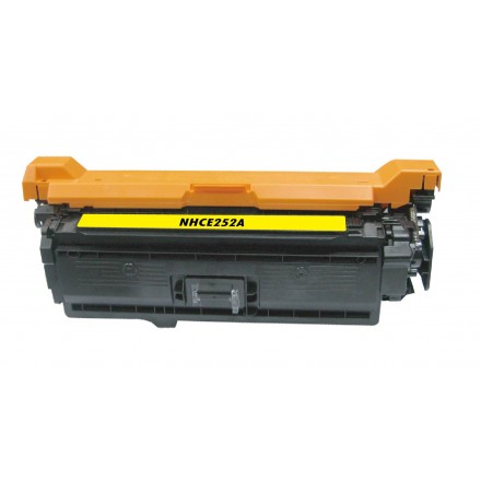 Compatible HP CE252A (HP 504A) yellow laser toner cartridge