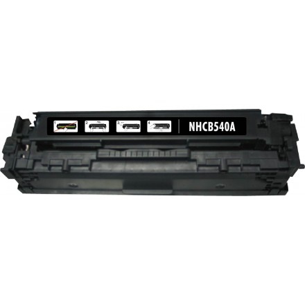 Remanufactured HP CB540A (HP 125A) black laser toner cartridge