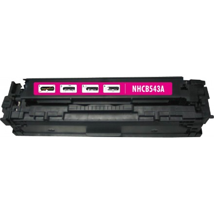 Remanufactured HP CB543A (HP 125A) magenta laser toner cartridge