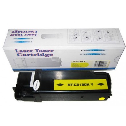 Compatible Dell T108C high yield yellow laser toner cartridge