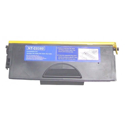 Compatible Brother TN560 high yield black laser toner cartridge